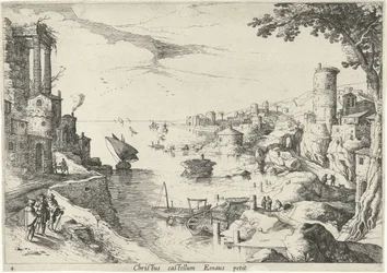 Paysage avec les pèlerins d
