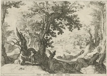 Paysage avec la tentation du Christ