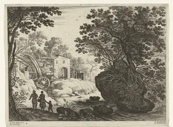 Couple et enfant près d