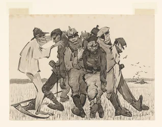 Récolte 1918. Gerbe de blé moderne