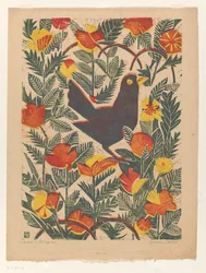 Ermite et femmes à table