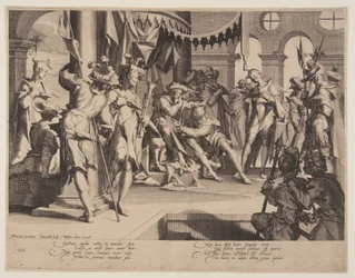 Le juge Bias verse des larmes, planche 9 des Trônes de justice (Thronus Iustitiae)