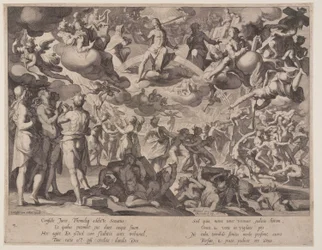 Jugement dernier, planche 13 des Trônes de justice (Thronus Iustitiae)