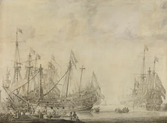 Navires après la bataille