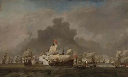Bataille navale entre Michiel Adriaensz de Ruyter et le duc d