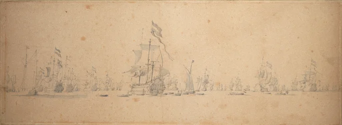 Un conseil de guerre dans la flotte hollandaise