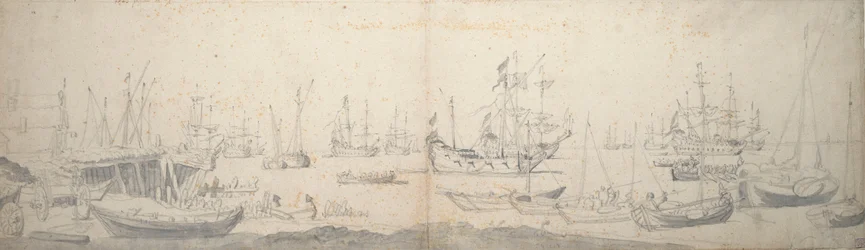 Weyschuits, un kaag et des hommes de guerre néerlandais dans le Texel
