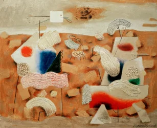Paysage métaphysique (ocre)