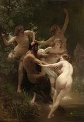 Nymphes et satyre