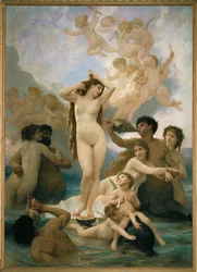 La naissance de Vénus (peinture sur toile)