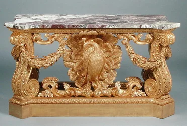Table, vers 1735