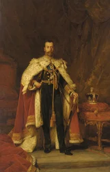 Portrait du couronnement du roi George V, d