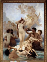 Naissance de Vénus Peinture de William Adolphe Bouguereau (1825-1905). 1879. Musée d