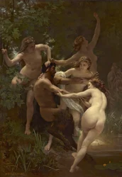 Nymphes et satyre, 1873