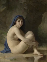 Nu assis, 1884