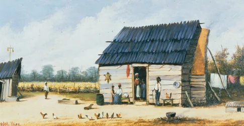 Wash Day (huile sur carton)