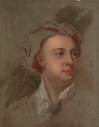 Étude inachevée de la tête de James Thomson