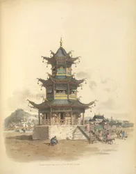 Une pagode ou temple
