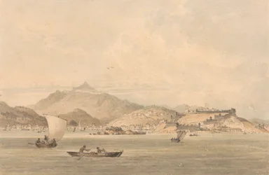 Vue de la côte de Chine