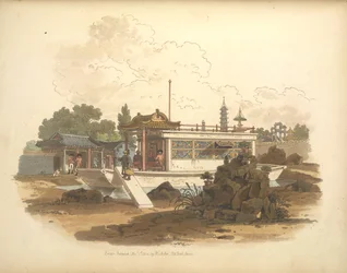 Un bâtiment en pierre
