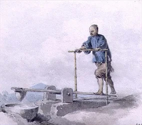 Travailleur chinois au travail