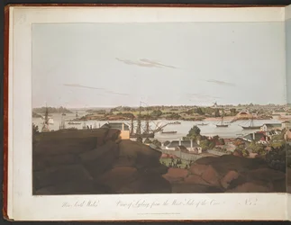 Vue de Sydney du côté ouest de la crique