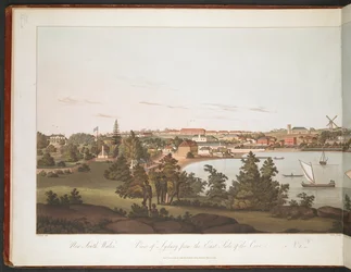Vue de Sydney depuis le côté est de la crique