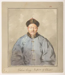 Empereur Tchien Lung de Chine, c1793 (portrait)