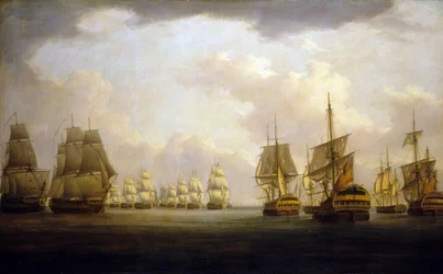 Bataille du cap Finisterre, début du XIXe siècle