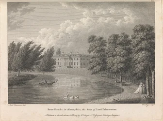 Broadlands dans le Hampshire, la résidence de Lord Palmerston, planche 1; page 42 (Volume Un)