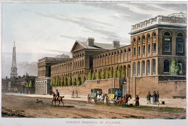 Hôpital St Luke, Old Street, Finsbury, Londres, 1815