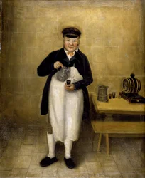 Portrait du cellérier de Chatsworth, c.1835