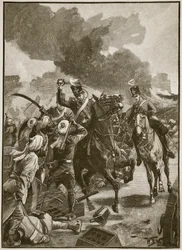 Thackwell à Sobraon, 1846, illustration de 