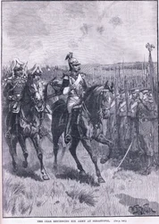 Le Tsar passant en revue son armée à Sébastopol, 1856