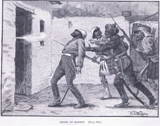 La mort de Hodson 1858 après J.-C.