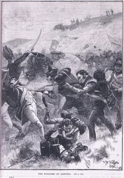 Les fusiliers à Albuera