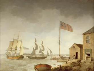 Un commerçant balte au large de Paull, Hull