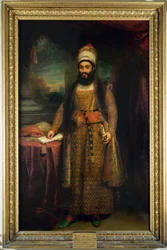 Portrait de Mirza Abul Hassan, ambassadeur persan (1785-1880) envoyé par le roi de Perse en Angleterre, 1809