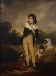 Les enfants Wedderburn (huile sur toile)