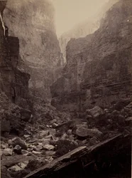Canyon de Kanab Wash, rivière Colorado, vue vers le nord