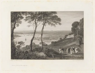 Dock de Plymouth, depuis Mount Edgecumbe