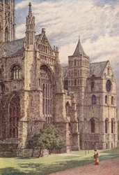 Le côté sud de la cathédrale, Canterbury