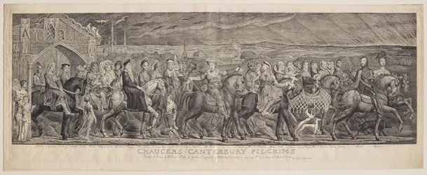 Les Pèlerins de Canterbury de Chaucer