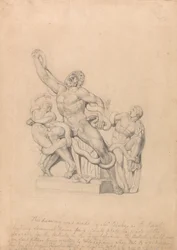 Copie du Laocoon, pour la Cyclopædia de Rees