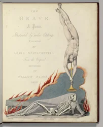 Frontispice de "The Grave" de Robert Blair, gravé par Louis Schiavonetti