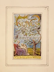 Page de titre de Songs of Innocence: planche 2 de Songs of Innocence and of Experience (copie R)