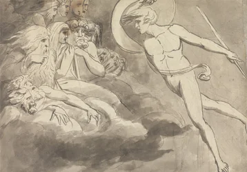 Satan approchant la cour du Chaos