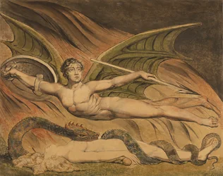 Satan exultant sur Ève