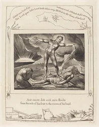 Satan frappant Job avec des furoncles, 1825