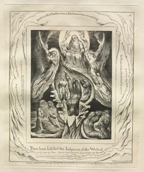 Le Livre de Job : Pl. 16, Tu as accompli le jugement des méchants, 1825